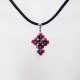 Small Cross - Trisha-Black Suedine - 1